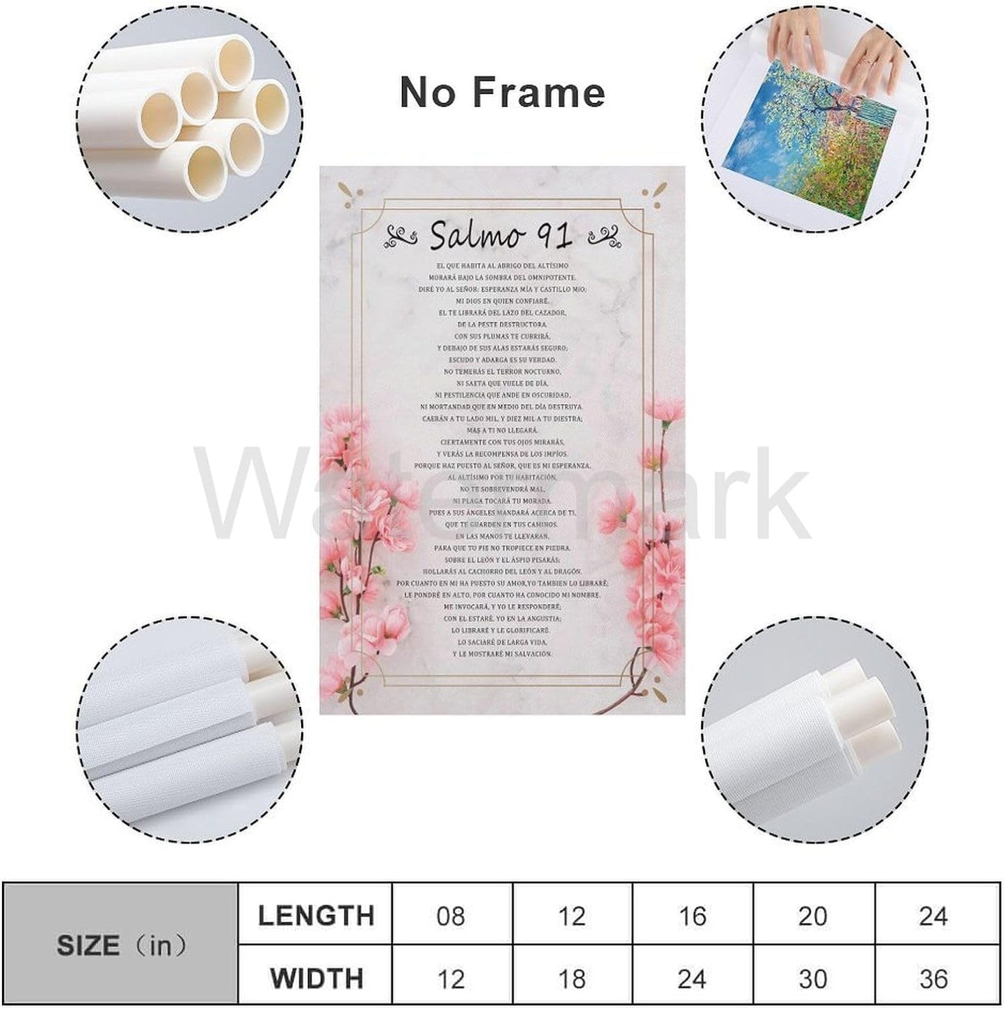 Salmo 91 Poster Cuadros Para Wall Art Pictures for Living Room Bedroom Decor